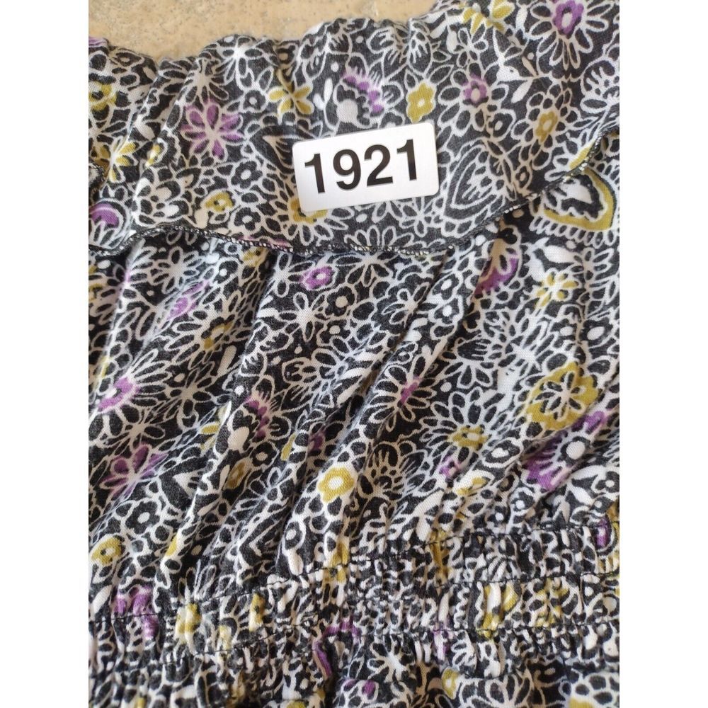 Xhilaration Sun Dress Women's XL‎ Black White Floral Midi Knit Straps Sleeveless - Picture 8 of 9